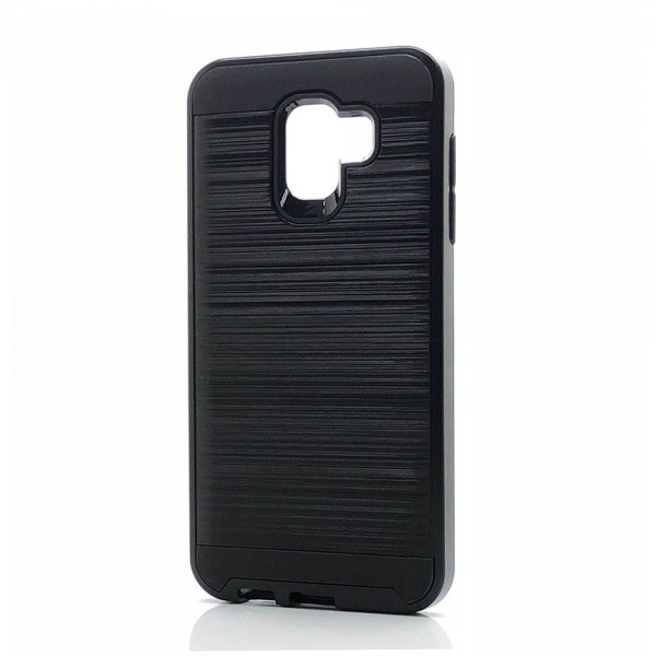 Samsung Galaxy J8 J810 Armor Hybrid Case (Black)